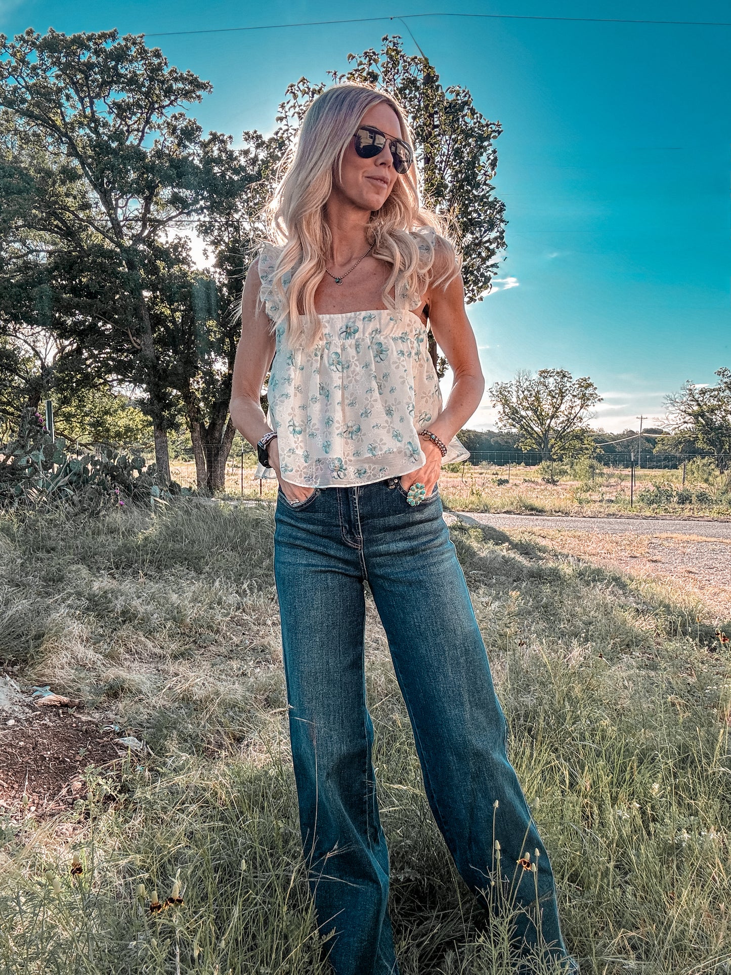 The Slaton Floral Top - The Vintage Emmie