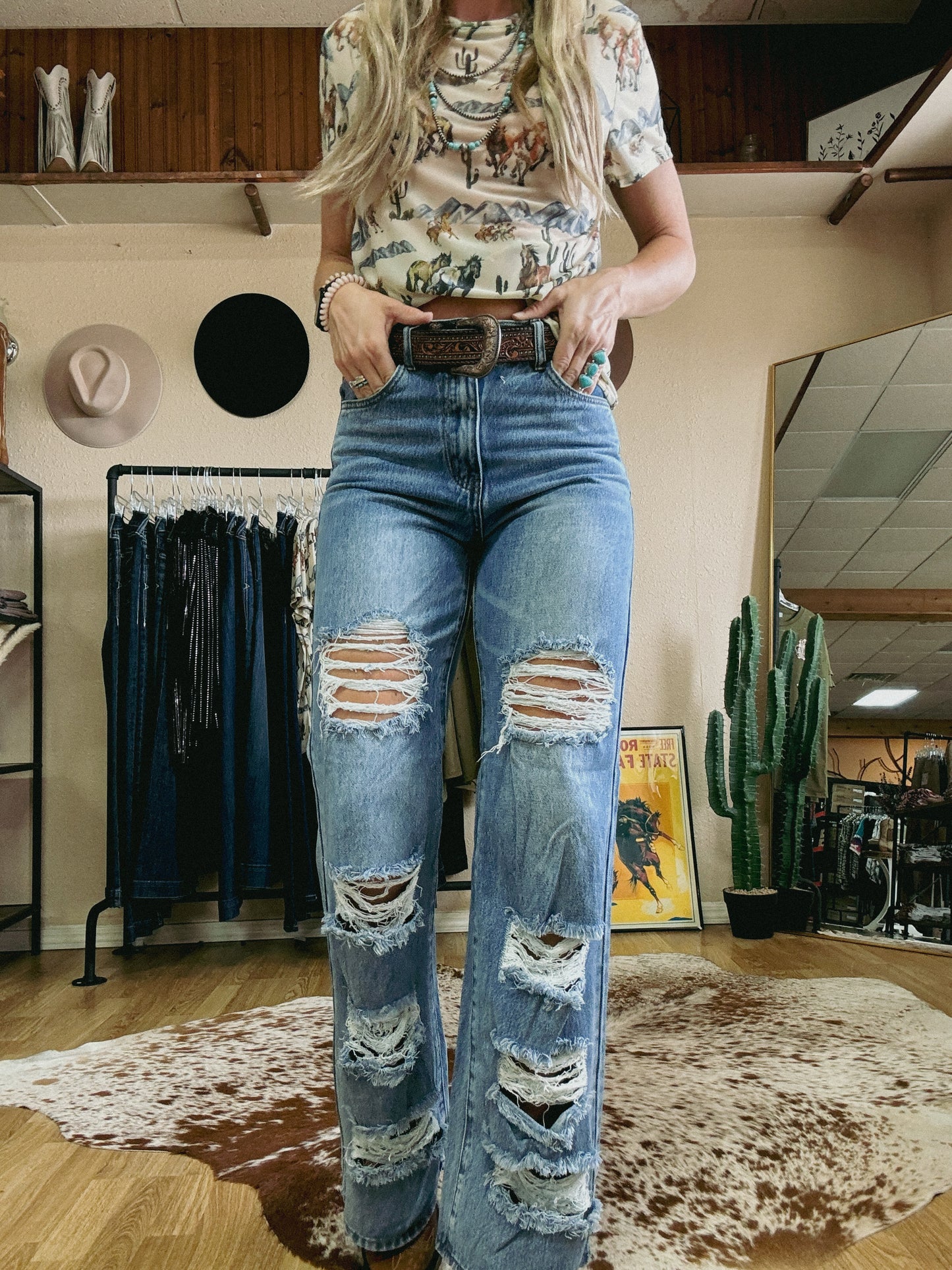 The Belton High Rise Wide Leg Jeans - The Vintage Emmie