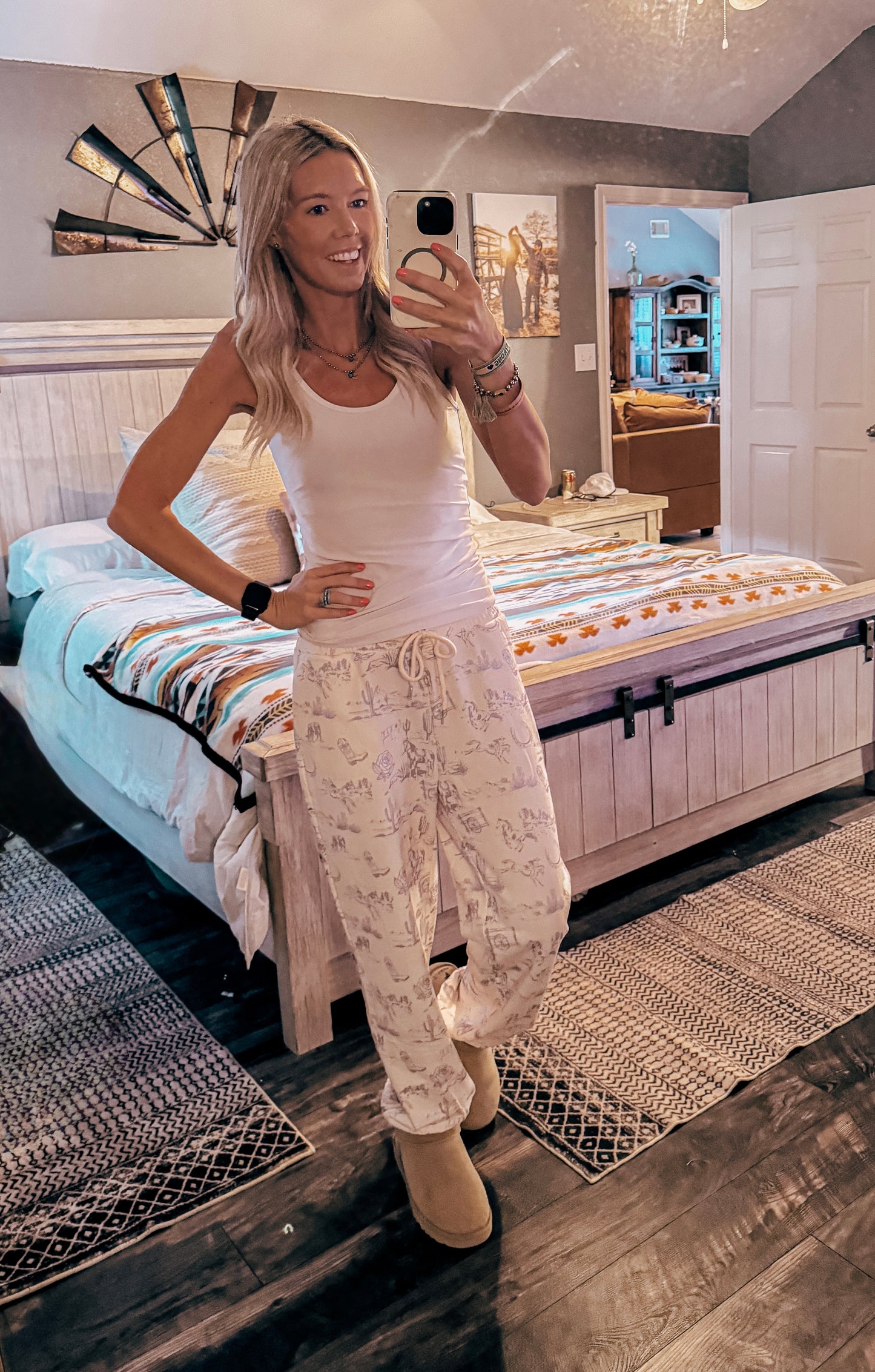 The Savoy Sweatpants (Off White) - The Vintage Emmie