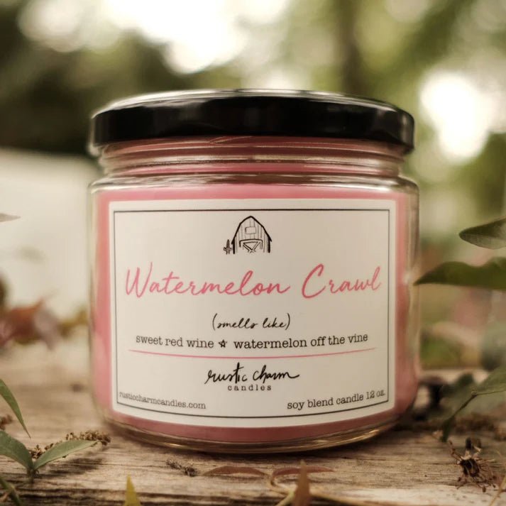 Rustic Charm Candle (Watermelon Crawl) - The Vintage Emmie