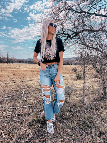 The Calloway Distressed Cropped Jeans
