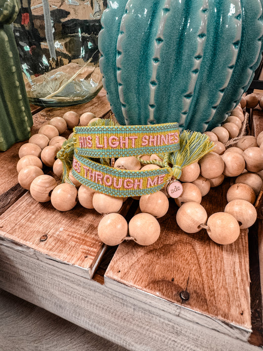 His Light Shines Through Me Bracelet - The Vintage Emmie