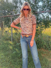 The Booker Western Vintage Polo (Brown)