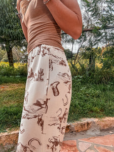 The Joyze Western Sweatpants (Cream)