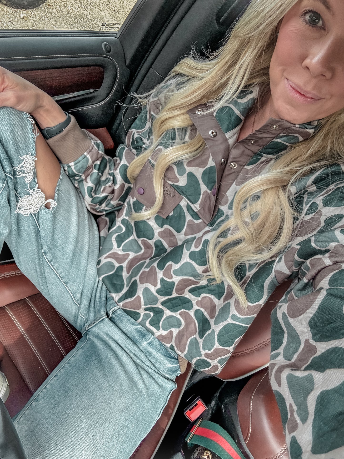 Roost WaterFowl Camo Quilted Pullover