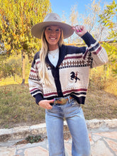 The Jacksonville Horse Sweater Jacket - The Vintage Emmie