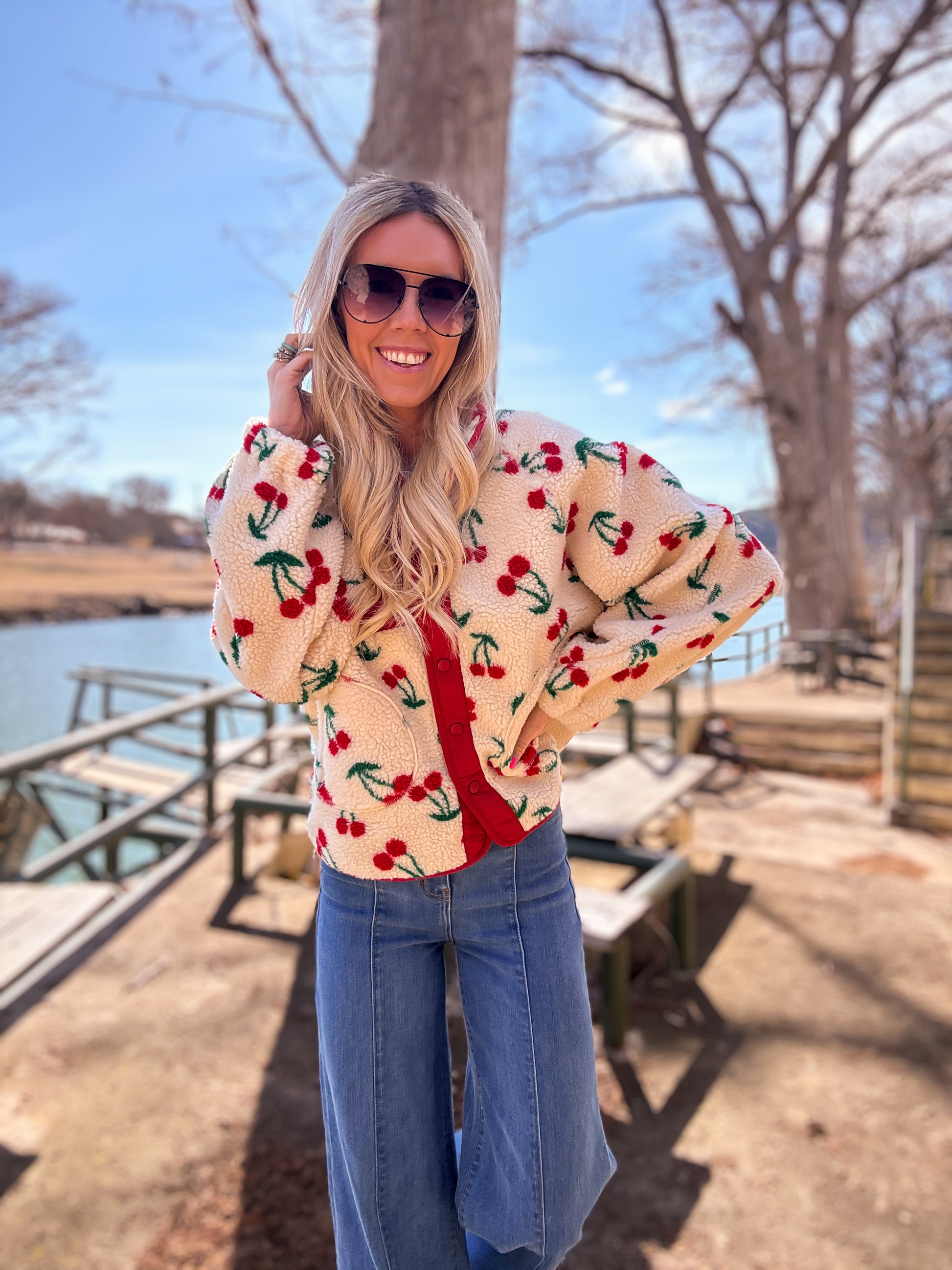 The Dawson Oversized Fleece Jacket - The Vintage Emmie