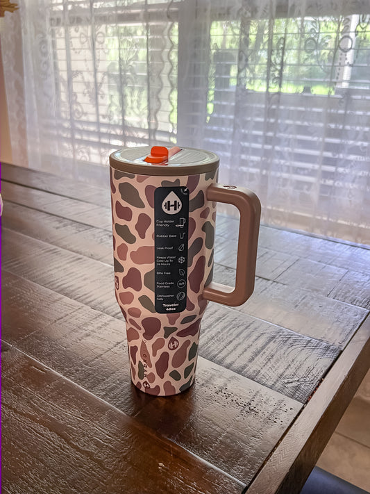 Hydro Jug Duck Camo 40 oz Traveler Tumbler