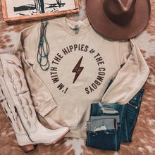 Hippies & Cowboys Sweatshirt (Cream)