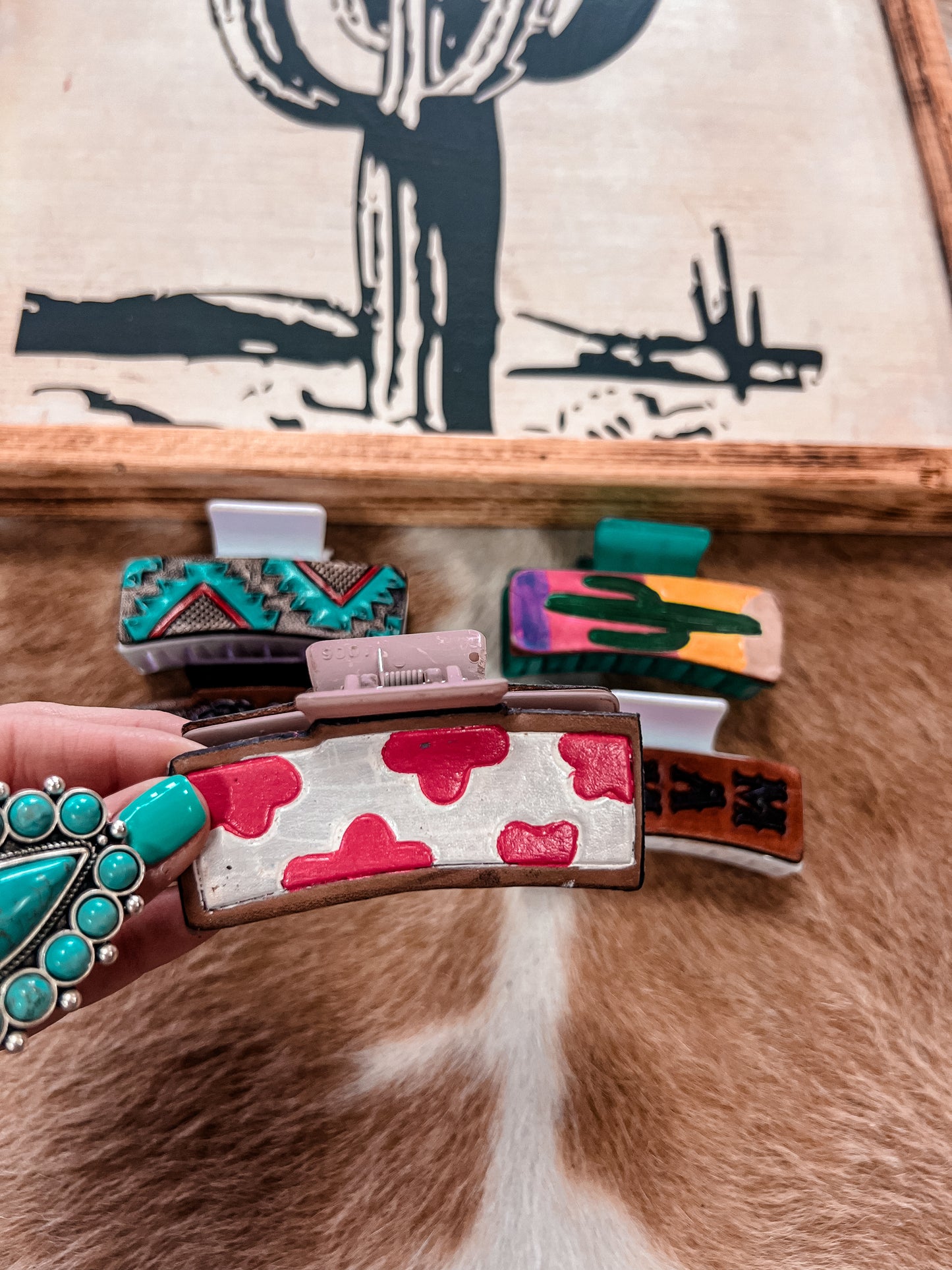 Western Claw Clip (Option 4) - The Vintage Emmie