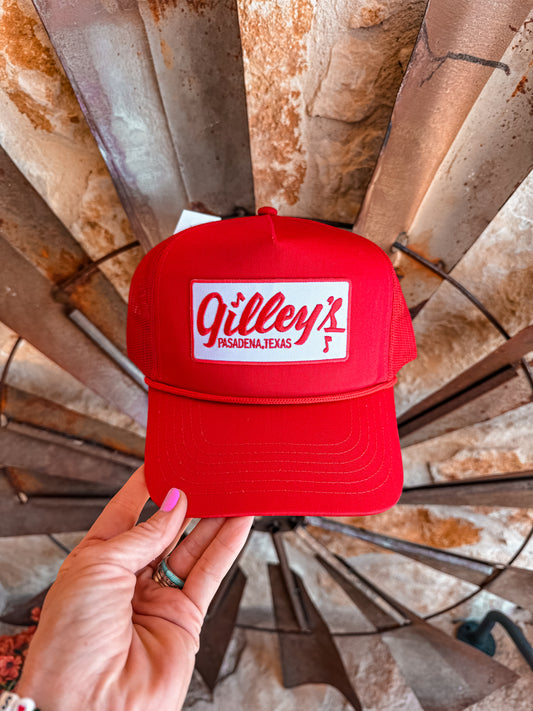 Gilly's Trucker Hat (Red) - The Vintage Emmie