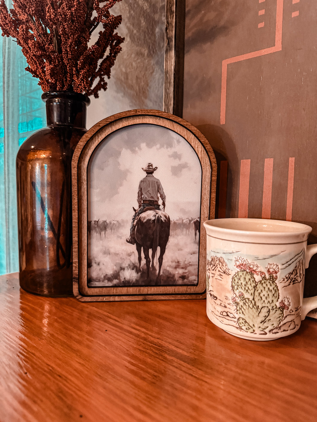 The Cattle Drive Picture (Arch Top)