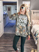 Jesus Love You Long Sleeve Camo Tee - The Vintage Emmie