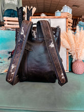 The Blue Ridge Cowhide Backpack (Dark Brown) - The Vintage Emmie