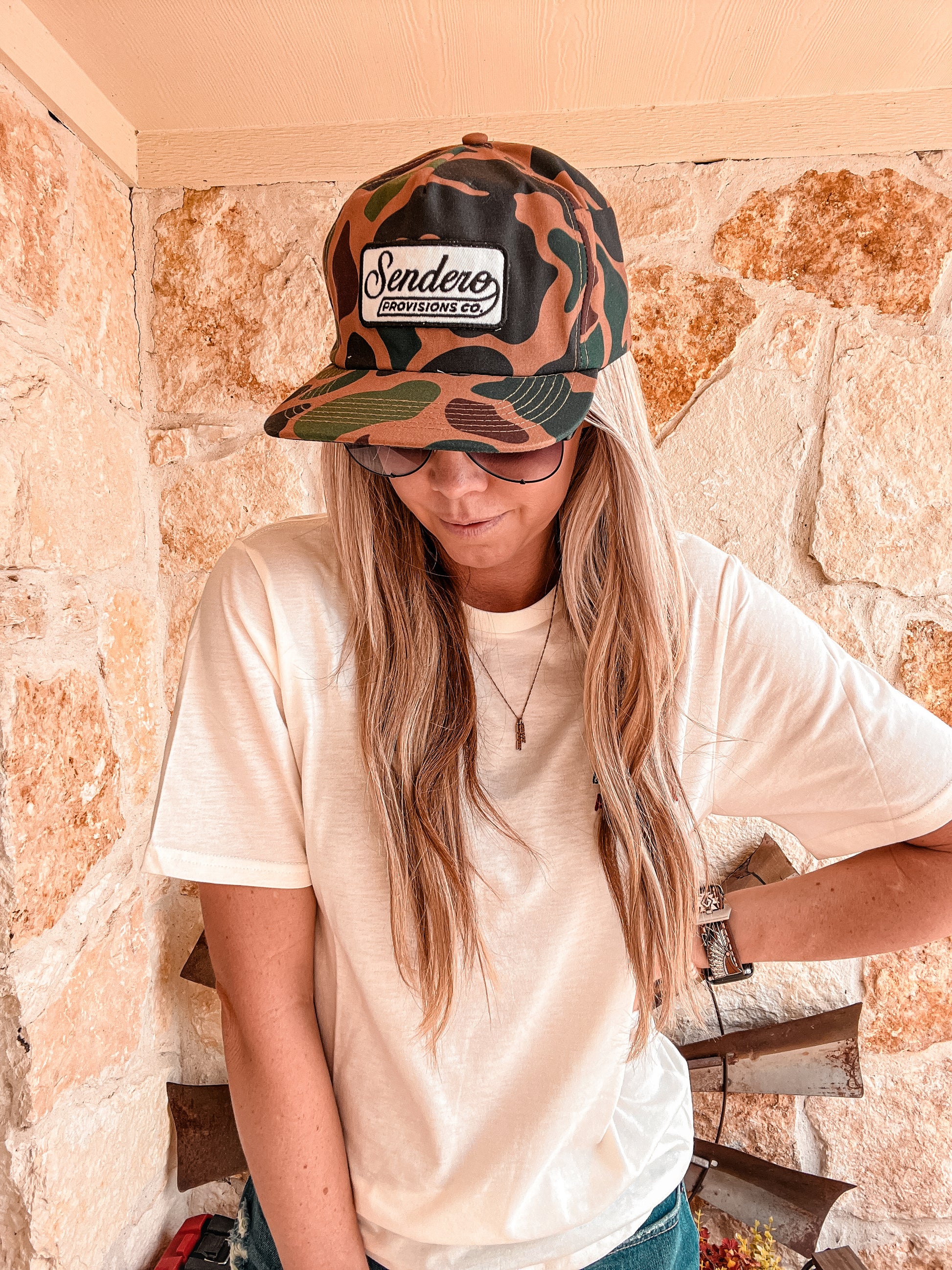 Hey Slick Sendero Hat (Camo) - The Vintage Emmie
