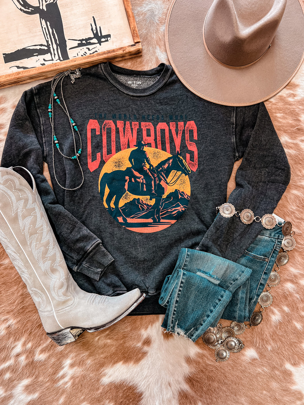 Cowboys Sweatshirt (Charcoal)