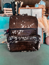 The Blue Ridge Cowhide Backpack (Dark Brown) - The Vintage Emmie