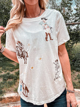 The Orla Western Embroidered Top (White)