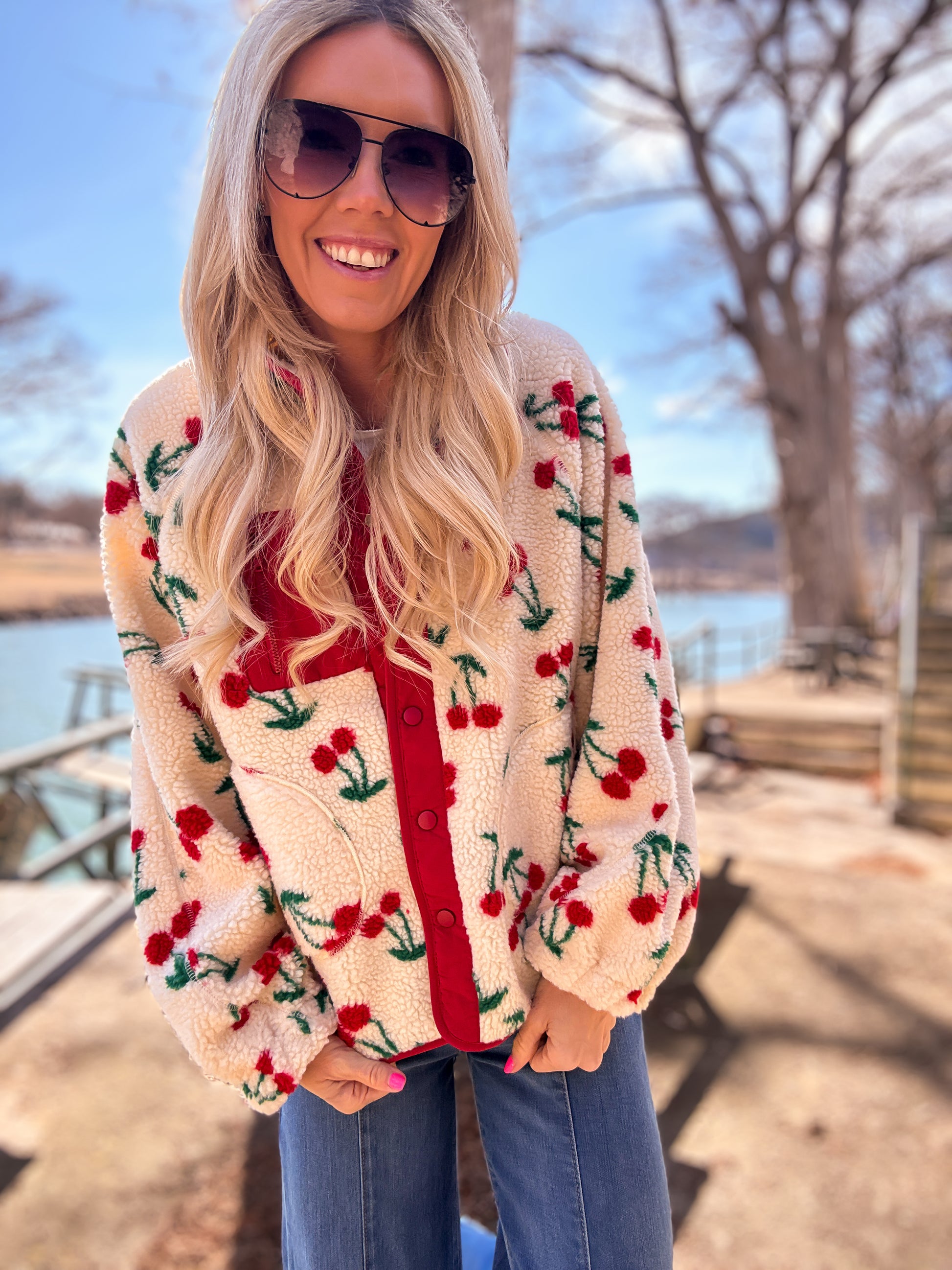 The Dawson Oversized Fleece Jacket - The Vintage Emmie