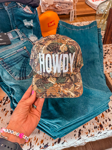 Howdy Camo Hat - The Vintage Emmie