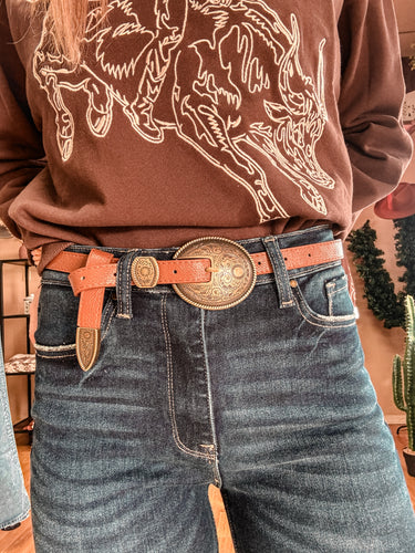 The Burleson Vintage Belt (Brown)