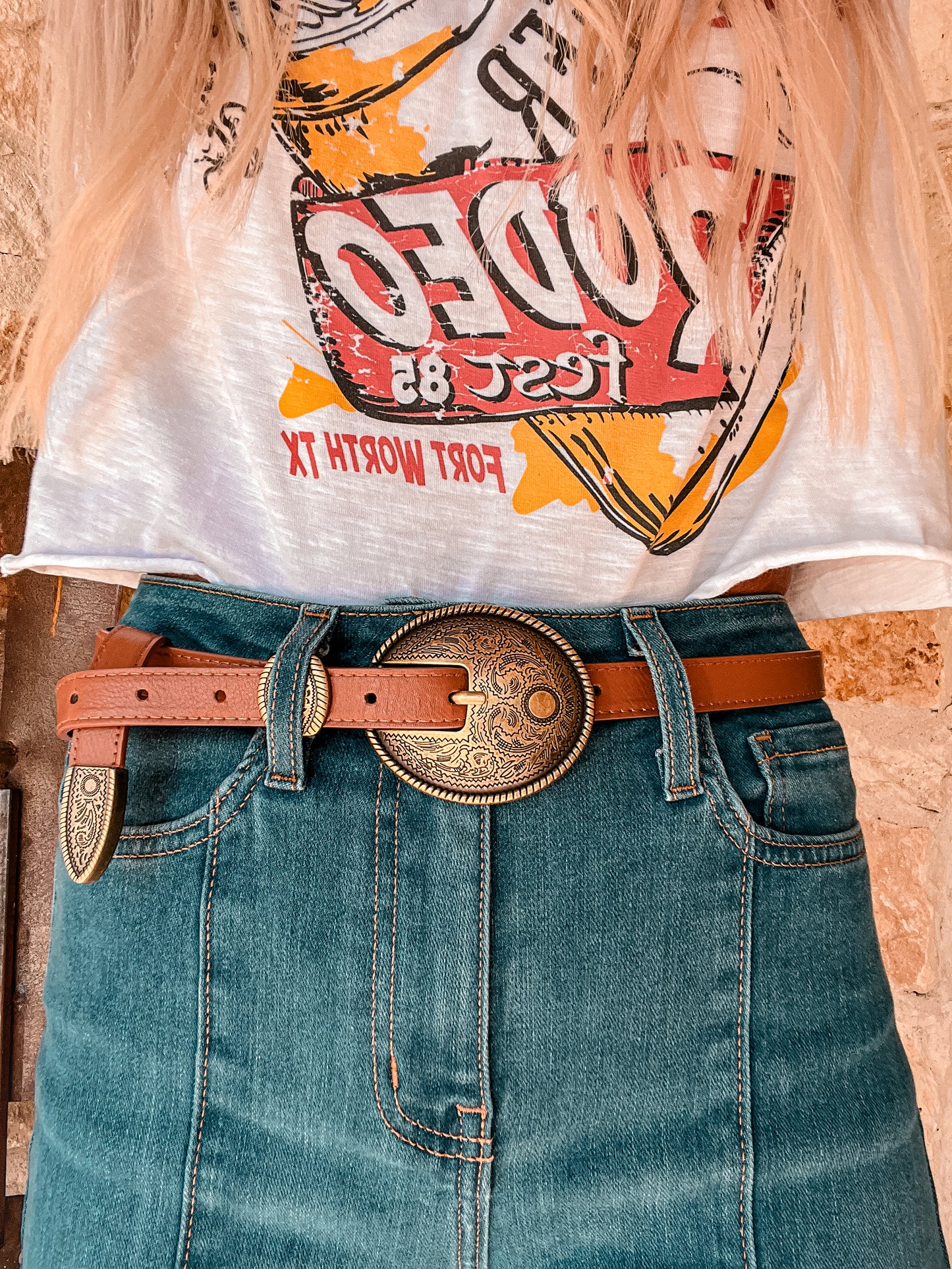 The Burleson Vintage Belt (Brown)