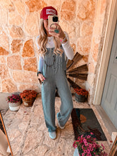 The Oakhurst Pinstripe Overalls (Denim Blue) - The Vintage Emmie