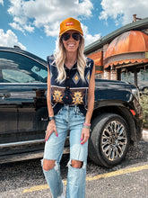 The Keene Knit Sweater Vest (Blue) - The Vintage Emmie