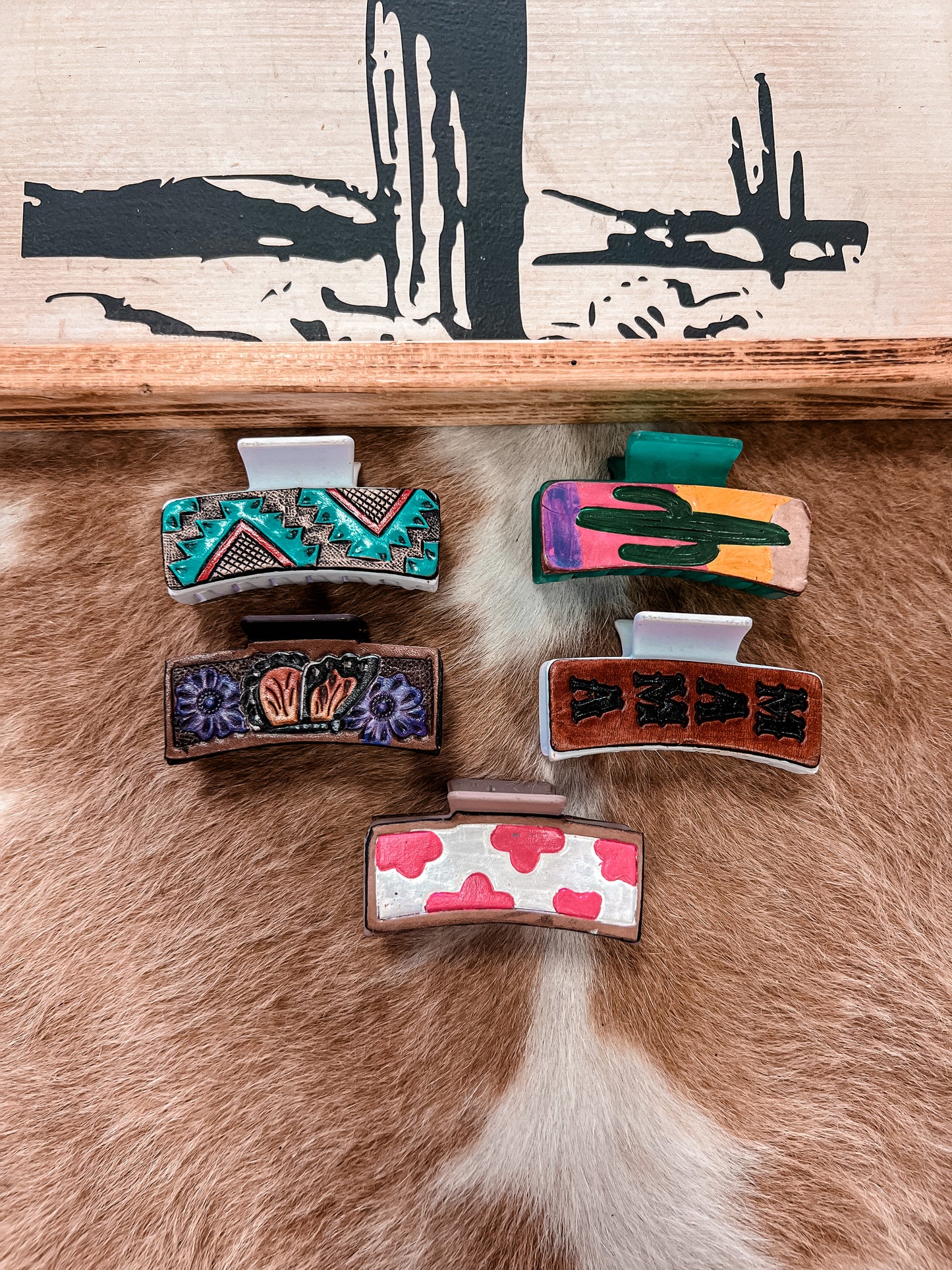 Western Claw Clip (Option 4) - The Vintage Emmie