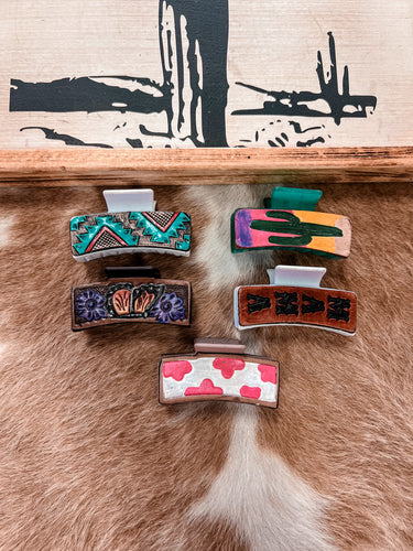 Western Claw Clip (Option 4) - The Vintage Emmie
