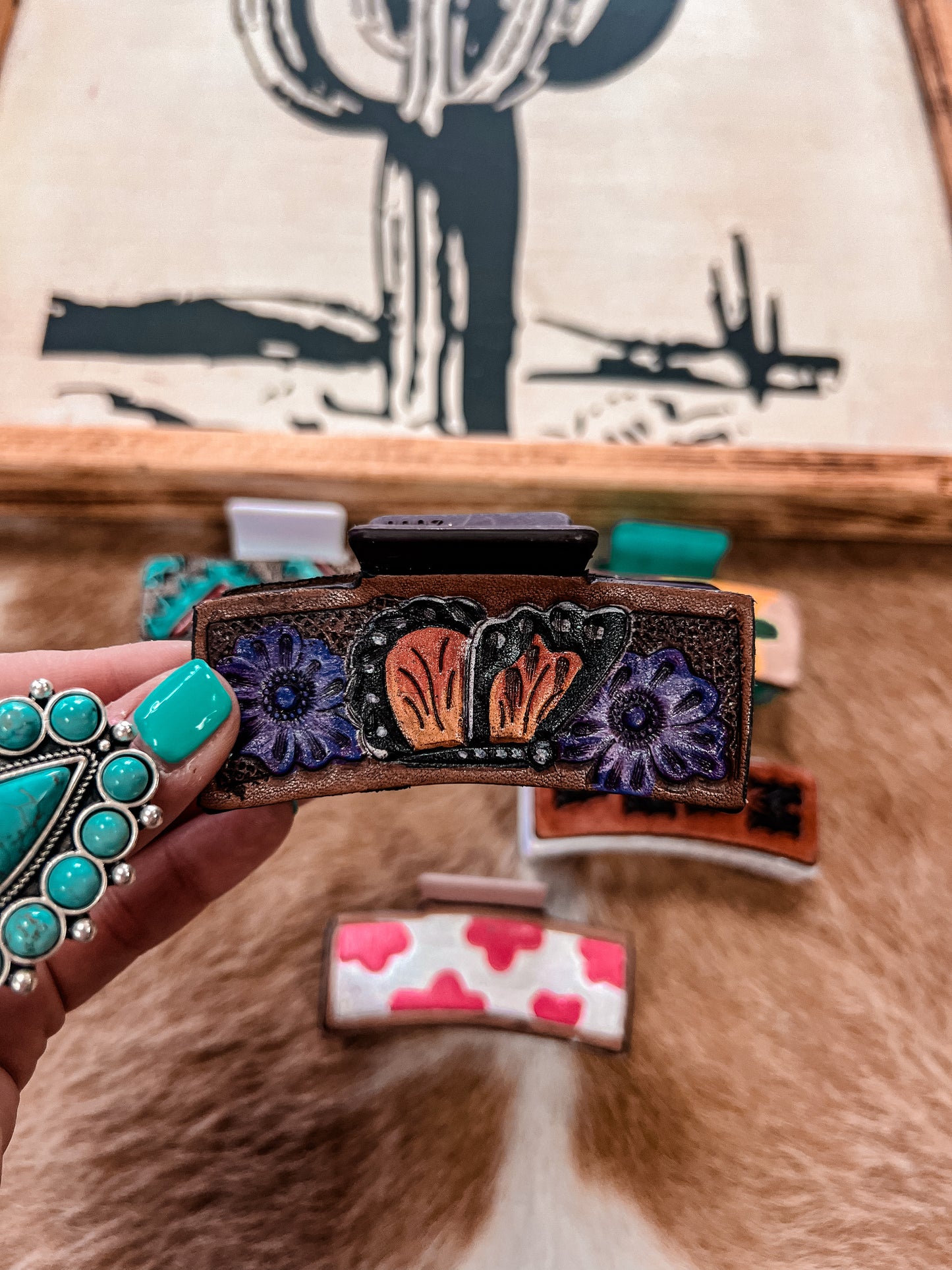 Western Claw Clip (Option 4) - The Vintage Emmie