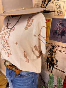 The Rodeo Queen Top (Beige)