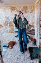 The Bristol Cropped Sweater (Green) - The Vintage Emmie