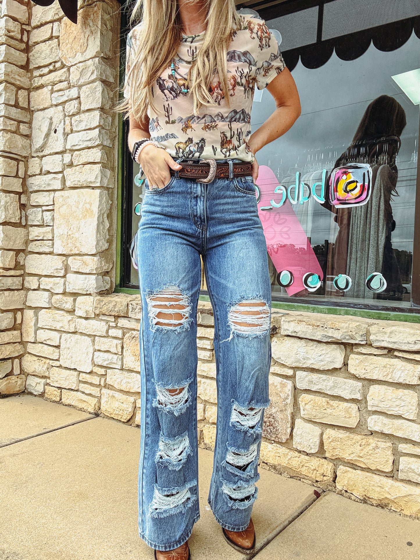 The Belton High Rise Wide Leg Jeans - The Vintage Emmie