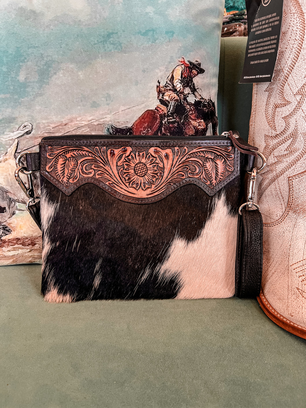 The Ole Josephine Cowhide Clutch (Style 2)