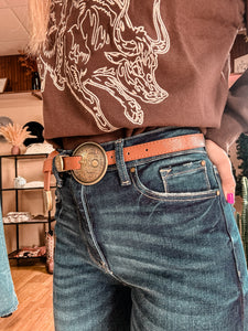 The Burleson Vintage Belt (Brown)