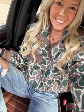 Roost WaterFowl Camo Quilted Pullover - The Vintage Emmie