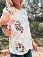 The Orla Western Embroidered Top (White)