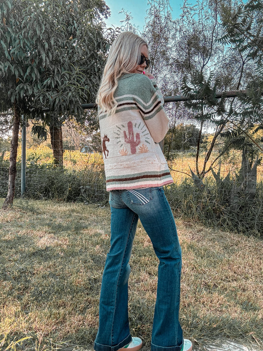 The Ennis Cowgirl Knit Cardigan - The Vintage Emmie