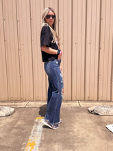 The Calloway Distressed High Rise Jeans