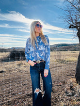 The Marfa Cowboy Sweater (Blue)