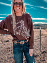 The Wesson Bull Ridin Cowboy Sweater