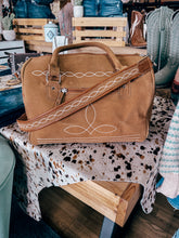 The Ole Josephine Suede Mini Duffle (Tan)