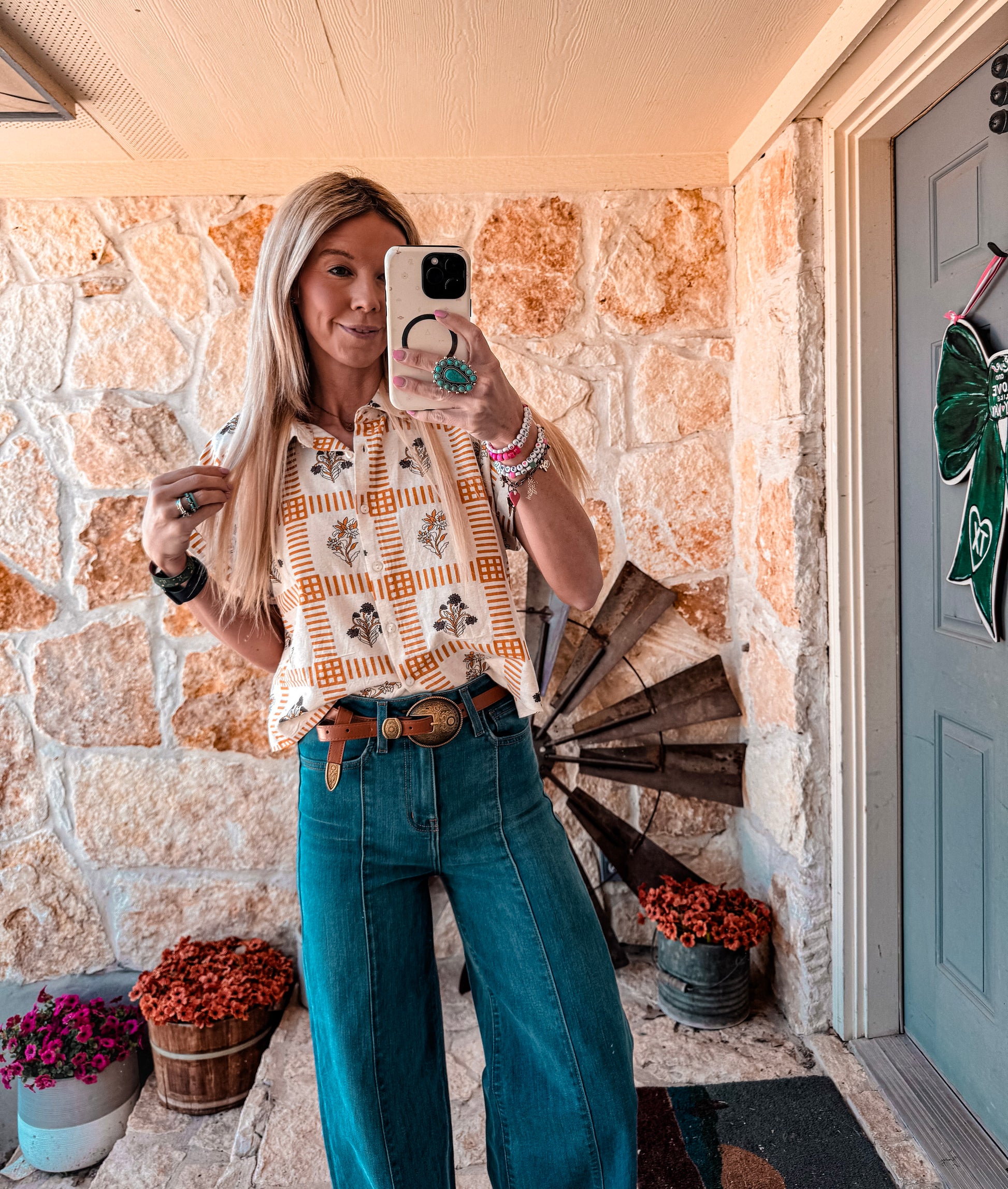 The Fowler Floral Button Down (Off White) - The Vintage Emmie