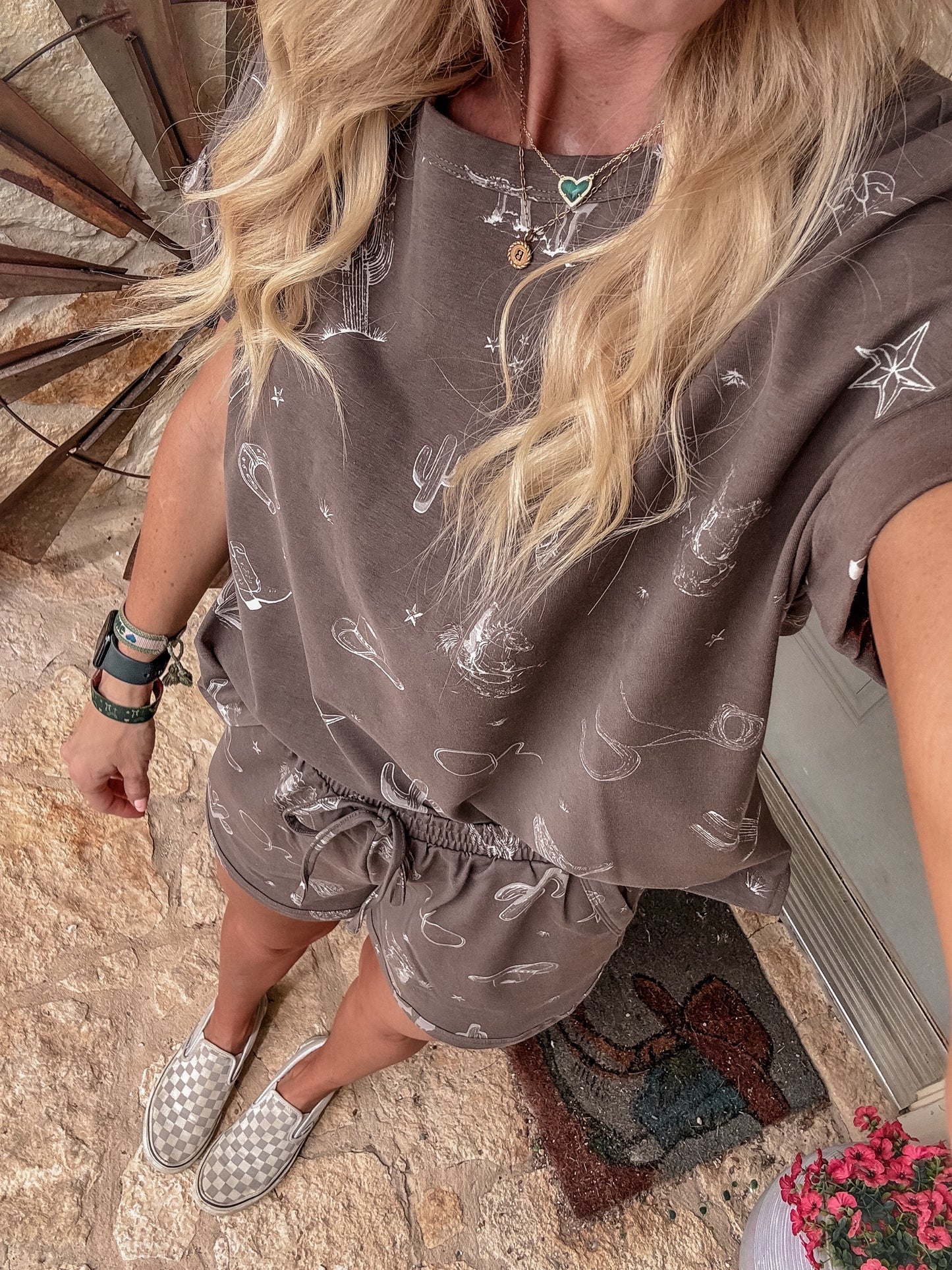 The Rankin Western Top (Brown)