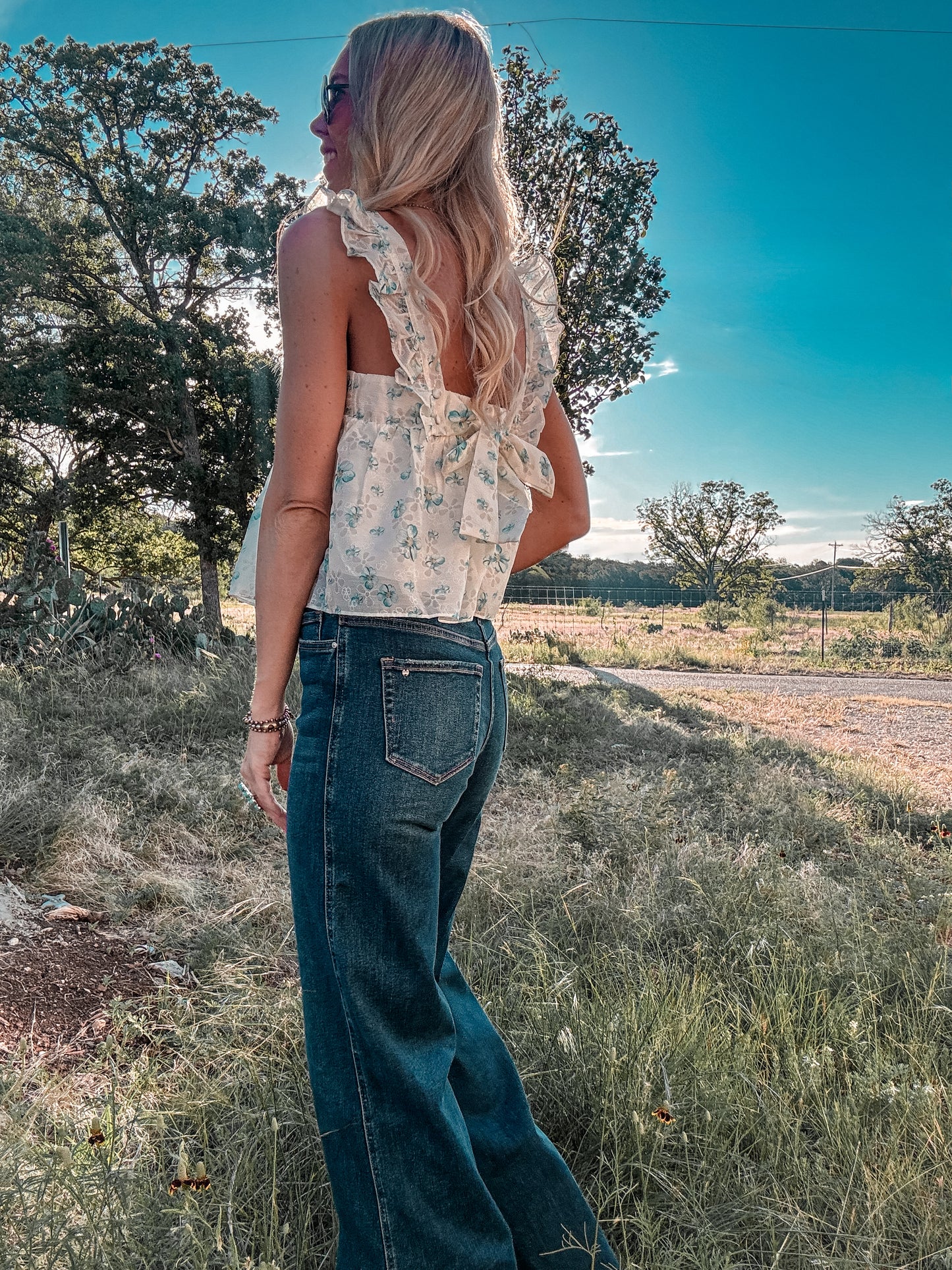 The Slaton Floral Top - The Vintage Emmie