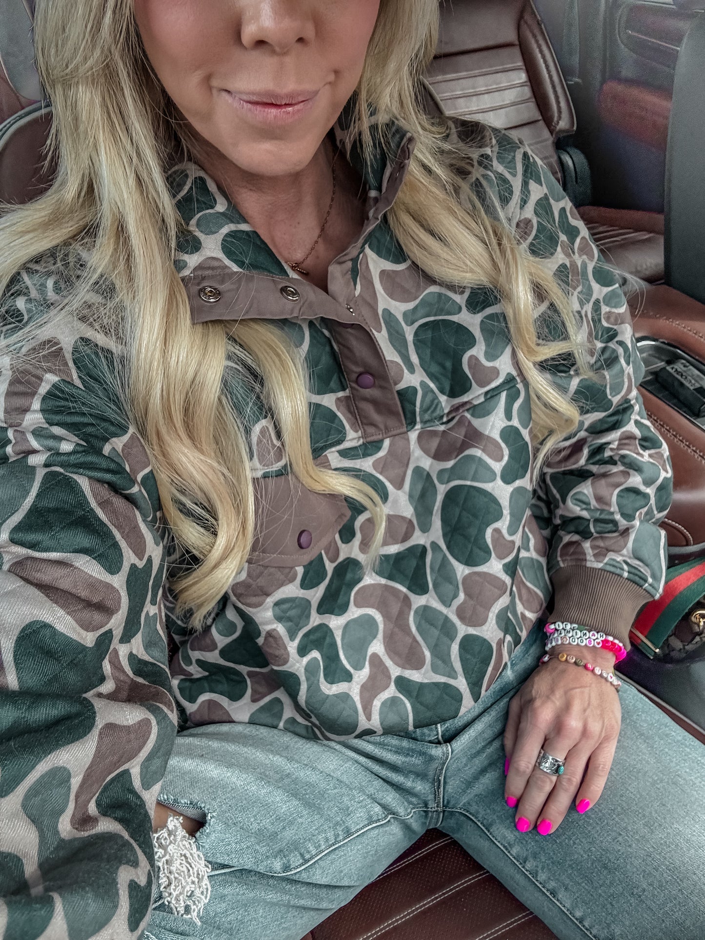 Roost WaterFowl Camo Quilted Pullover