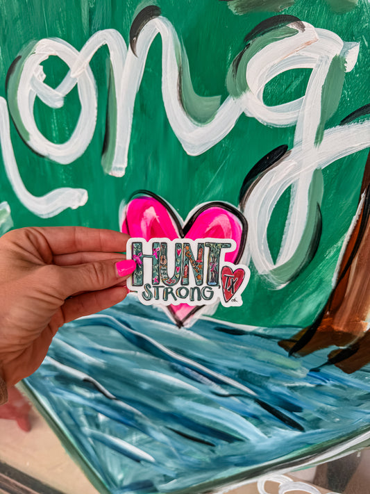 Hunt Strong Die Cut Sticker - The Vintage Emmie