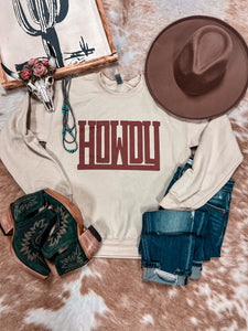 Howdy Sweatshirt (Cream)