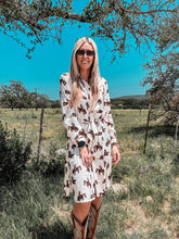 The Denison Western Print Dress